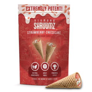 Diamond Shruumz Strawberry Cheesecake Cones